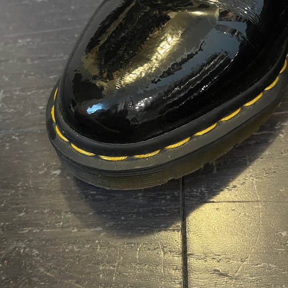 Dr. Martens women 1461 Black Patent Leather Oxford Shoes US 8/EU 39 - Picture 4 of 11